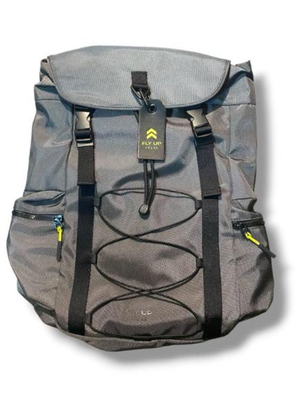 NWT - VELEZ FLY UP Hiking Backpack GRAY/BLABK/GREEN ADJUSTABLE